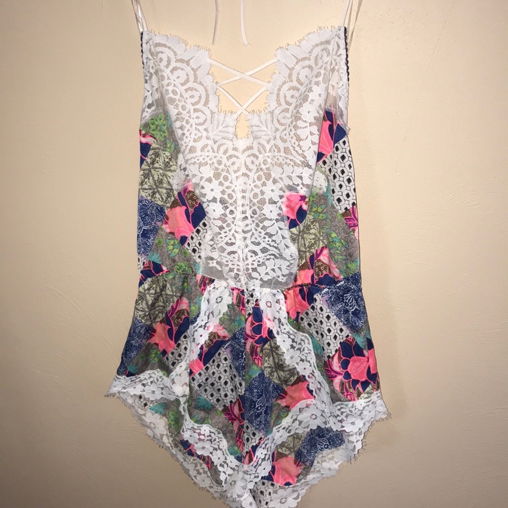 Printed Halter Lingerie
